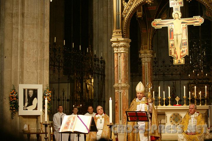 2008.11.15_19.30.27.JPG - Kardinal Schnborn spricht ber die Berufung von Abt Karl Braunstorfer und von Heiligenkreuz.