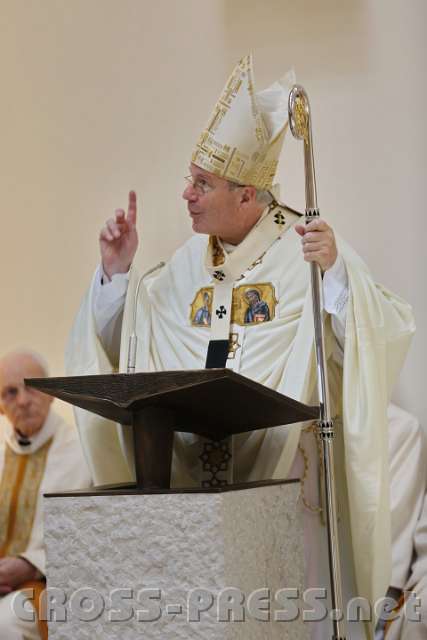 2014.06.26_10.12.52.jpg - Der Kardinal predigt vom Ambo aus.