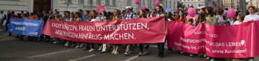 Marsch für das Leben 2023 Wien, am 14. Oktober 2023 Mehr als 2000 Teilnehmer beim Marsch für's Leben , dem größten jährlichen Lebensschutzevent...