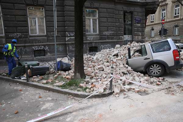 Potres / Erdbeben / Earthquake in Zagreb, Croatia
