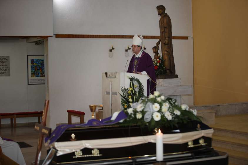 Vlč. Josipa Antonac - requiem i pogreb Propovjed, biskup Ivan Šaško