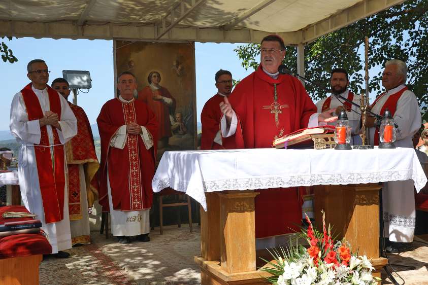 Proštenje i krizma u Vivodini Biskup Ivan Šaško