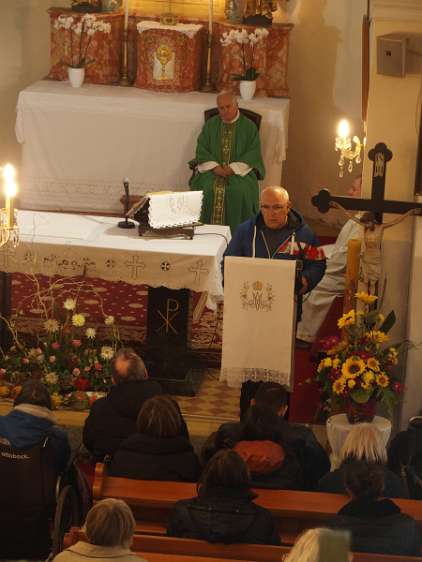 Sv. misa u župnoj crkvi u Završju Psalam