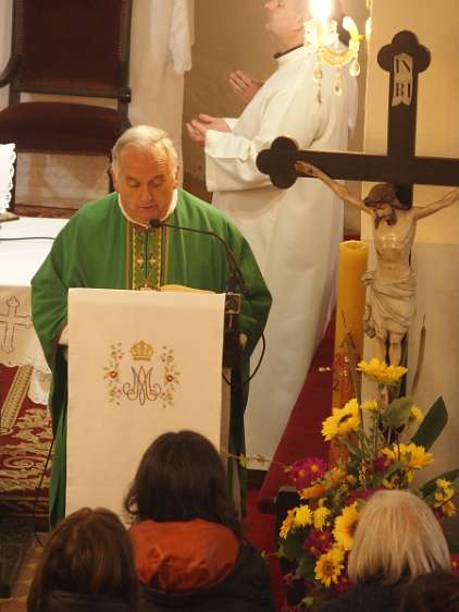 Sv. misa u župnoj crkvi u Završju Evanđelje