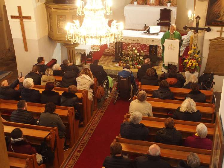 Sv. misa u župnoj crkvi u Završju Poropovjed, vlč. Dragutin Goričanec