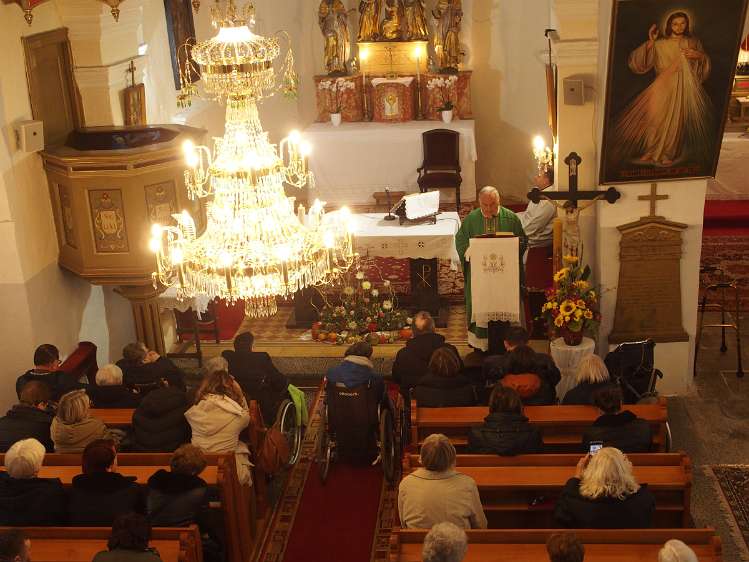 Sv. misa u župnoj crkvi u Završju Poropovjed, vlč. Dragutin Goričanec