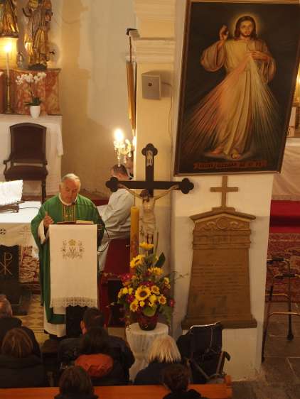 Sv. misa u župnoj crkvi u Završju Poropovjed, vlč. Dragutin Goričanec
