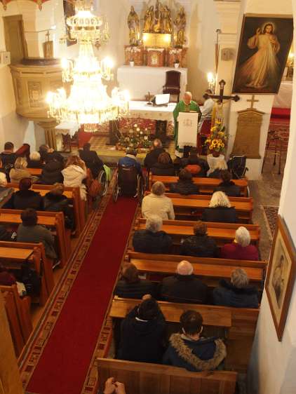 Sv. misa u župnoj crkvi u Završju Poropovjed, vlč. Dragutin Goričanec