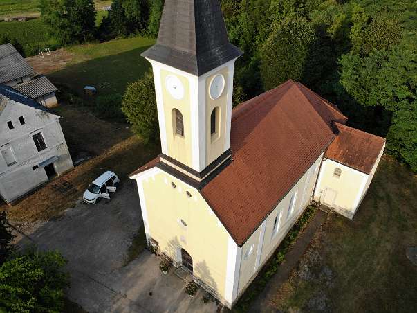 Kapela Vukova Gorica iz zraka