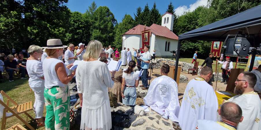 Proslava 1100 obljetnice Kraljevine Hrvatske Zbor križevačke katedrale