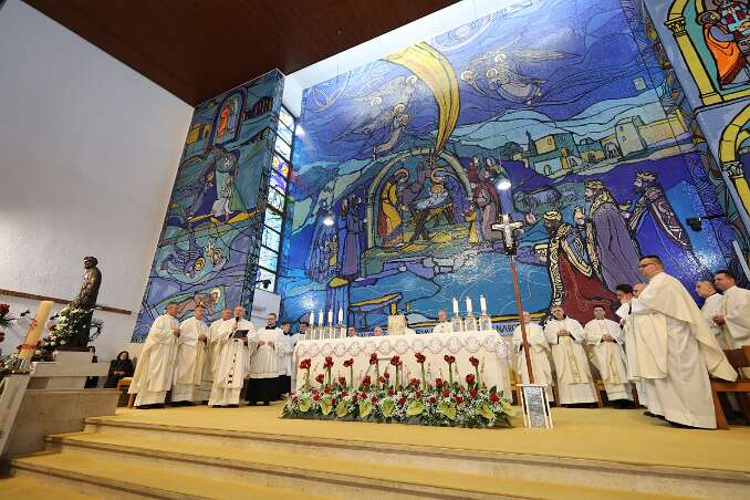 Proglašenje crkve Nacionalnog Svetišta sv. Josipa bazilikom Uvodne riječi, rektor mons. Anton Sente