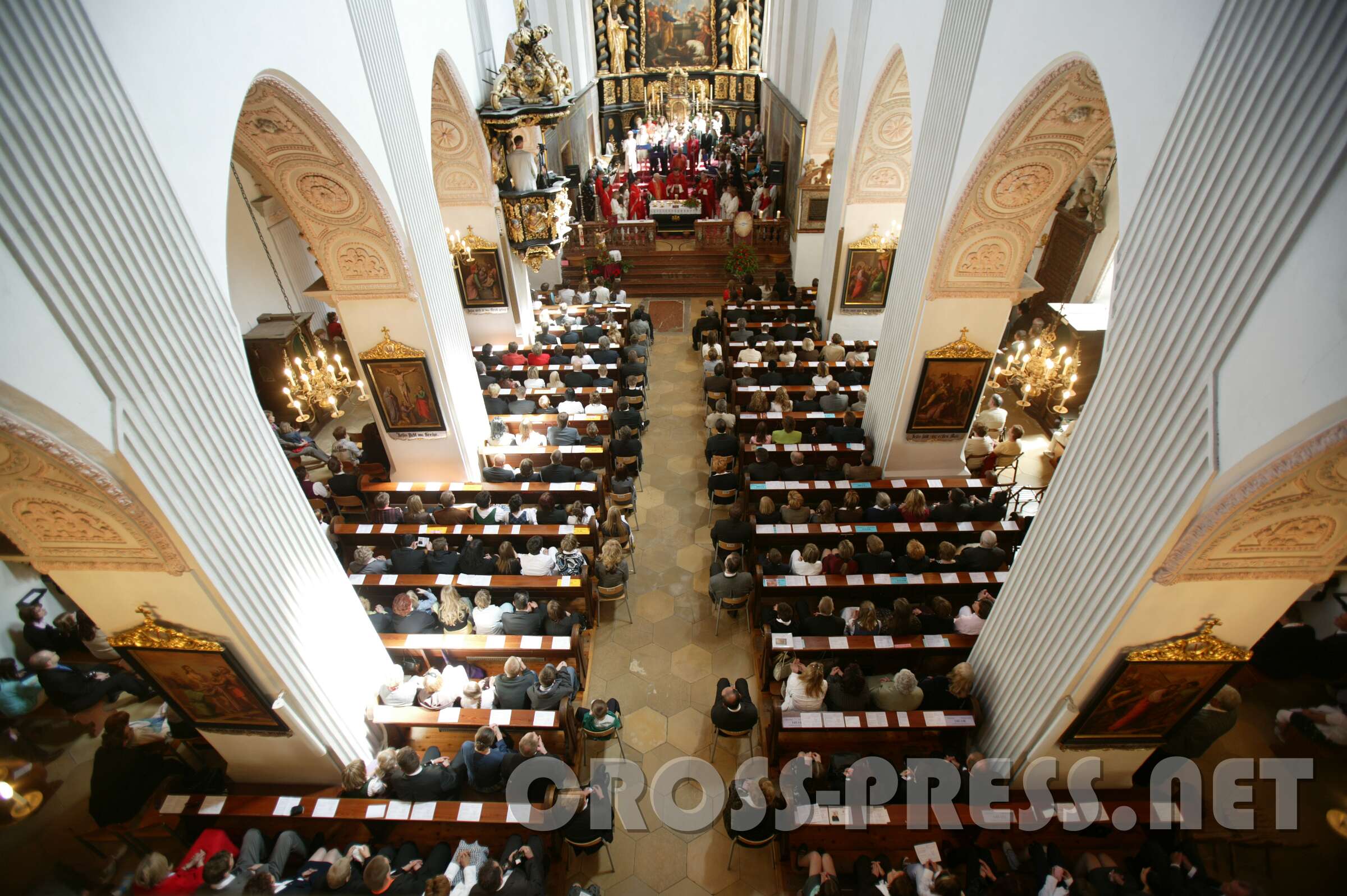 Firmung am 10.05.2008 mit den Äbten Heigl und Ellegast