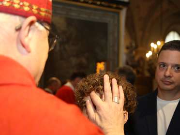 Salbung durch Abt Petrus