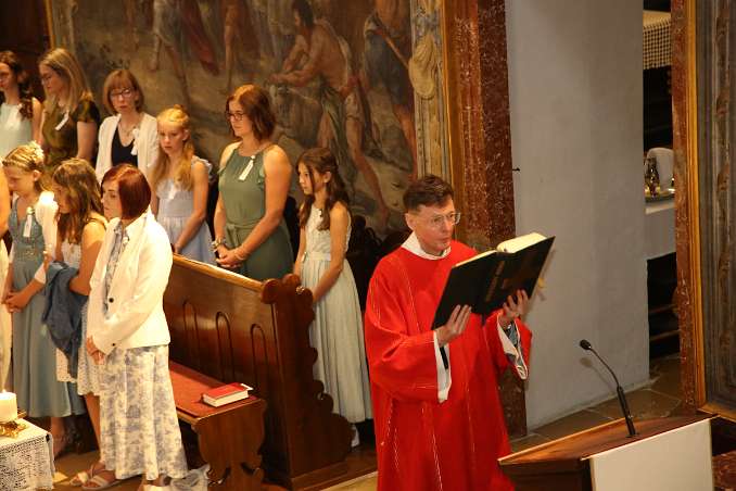 DekanatsFirmung Seitenstetten (118h00) Evangelium, Diakon P.Dominik Riegler