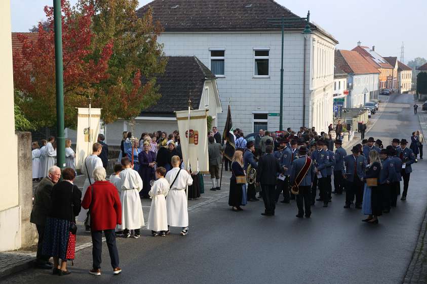 Empfang von Pfr. Lubinski und Erntedankfest