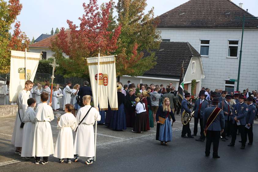 Empfang von Pfr. Lubinski und Erntedankfest