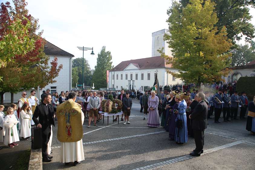 Empfang von Pfr. Lubinski und Erntedankfest