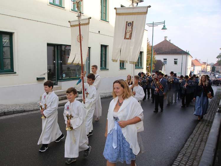 Empfang von Pfr. Lubinski und Erntedankfest