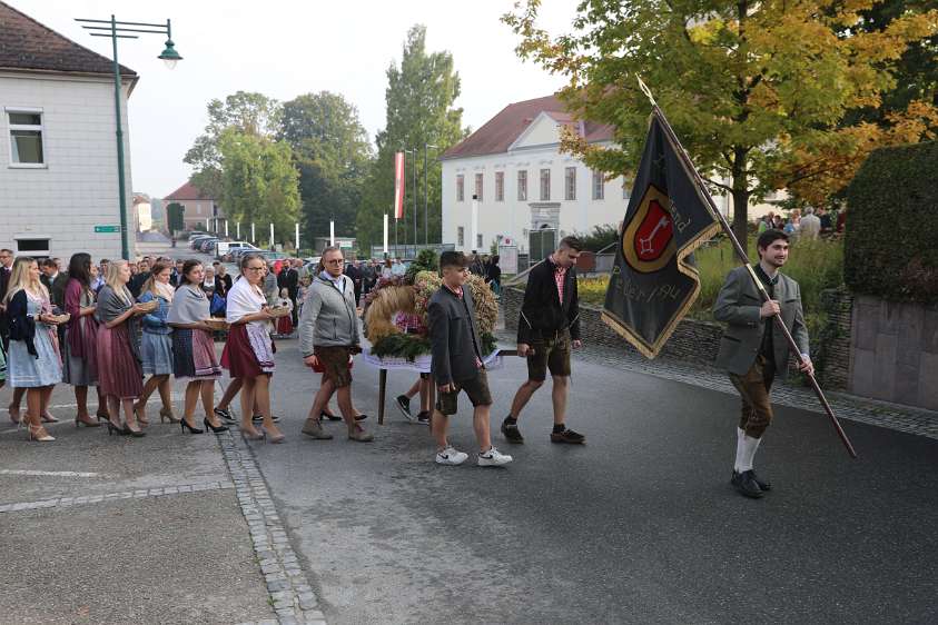 Empfang von Pfr. Lubinski und Erntedankfest