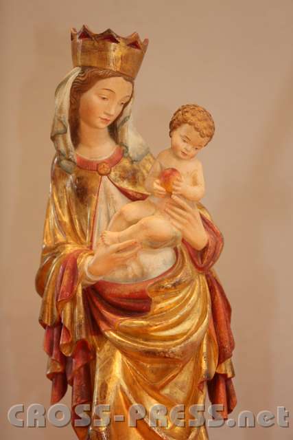 2014.11.23_14.03.40.jpg - Maria, Königin des Himmels, mit Jesus, den wir an diesem Sonntag ebenfalls als König feierten.
