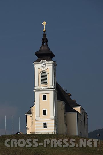2009.04.06_10.13.18.jpg - Wallfahrtskirche Maria KirchbchlDie Kirche liegt in Hflein an der Hohen Wand