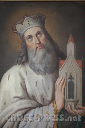 2011.06.19_14.10.17.jpg - Der heilige Leopold liebte die Kirche und gründete mehrere Klöster, auch Stift Heiligenkreuz.