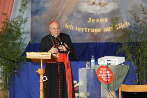 JungFamilienTreffen 2012 Kardinal Schönborn hielt den Vortrag 