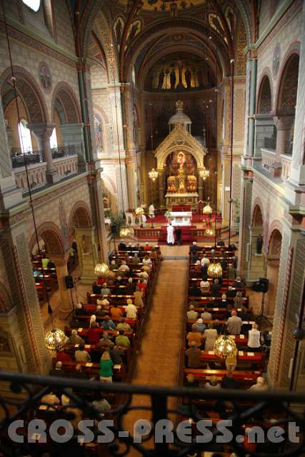2013.09.14_15.39.32.jpg - In der orientalisch angehauchten Herz-Jesu-Kirche findet manchmal auch eine byzantinische Chrysostomus-Liturgie statt.