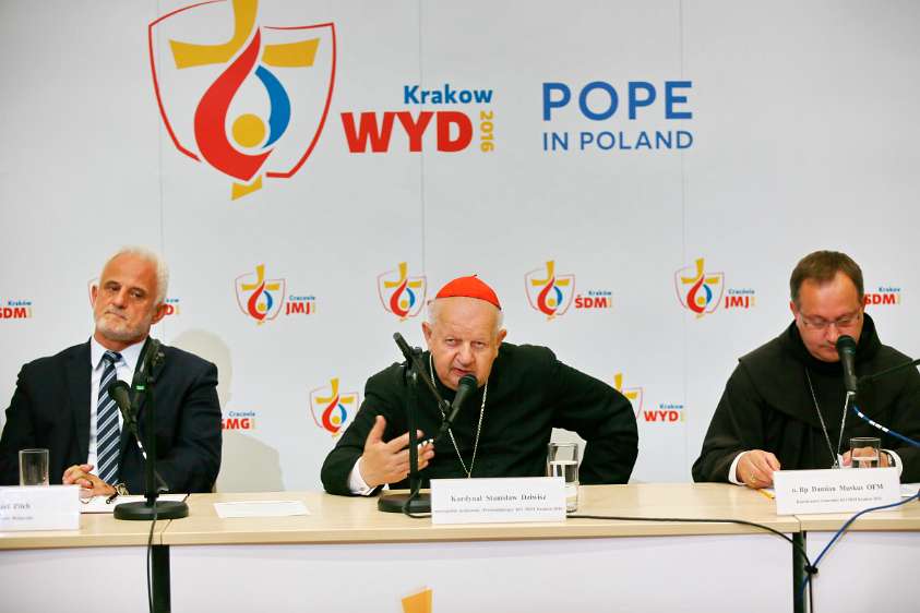 WeltJugendTag Krakau 2016 Die erste Pressekonferenz des WJTs eröffnete der Krakau Kardinal Stanislaw Dziwisz. Er war 46 Jahre Sekretär von Papst JP II.