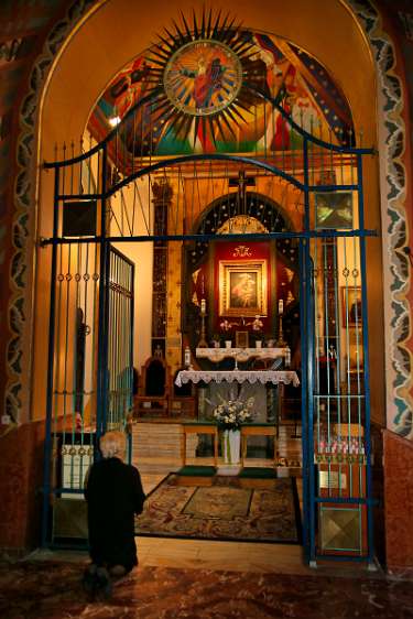 WeltJugendTag Krakau 2016 Die Marienkapelle im Franziskanerkloster ist das Sanktuarium "Matki Bożej Łaskawej Księżnej Wieliczki".