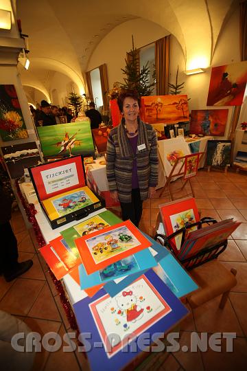 2009.12.13_12.04.08.jpg - Bunte Tischsets fr Kinder malt Monika Stary aus Linz.