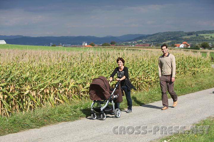 2010.09.19_14.36.47.jpg - Der Weg durch die Kukuruzfelder war bestens fr Kinderwgen geeignet.